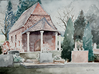 Heilig-Kreuz-Kapelle auf dem Michelstädter Friedhof • November 2023